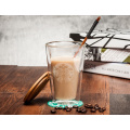double wall glass coffee cup with plastic holder nescafe glass cups